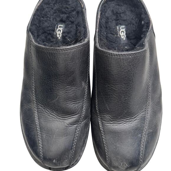 UGG Australia Shoes - UGG AUSTRALIA MENS LEATHER SLIP ON MULES SZ 11